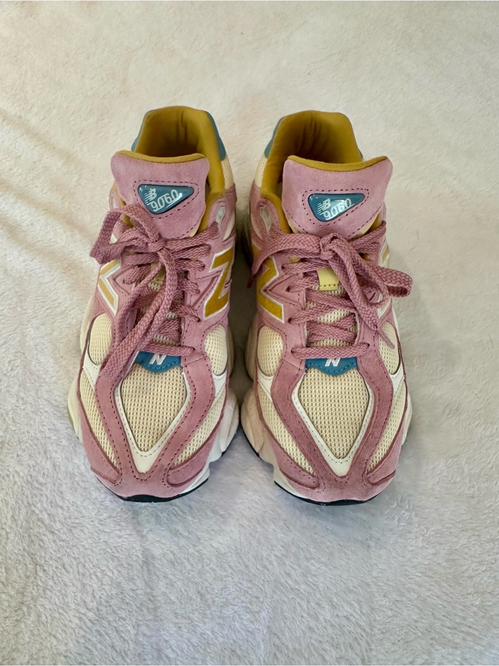 New Balance - 9060 women’s 9- pink,blue,cream - worn once